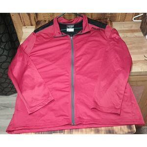 And 1 Track Jacket Mens 2XL Long Sleeve Full‎ Zip Basketball Warm Up Red Black
